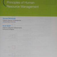 Full Download Manual Solution for Principles of Human Resource Management. by Scott Snell, George Bohlander International ed of 16th revised ed by Scott Snell,George Bohlander
