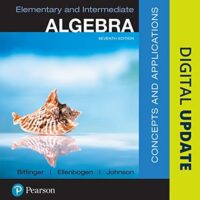 Manual Solution for Elementary and Intermediate Algebra: Concepts and Applications 7 by Marvin Bittinger, David Ellenbogen, Barbara Johnson