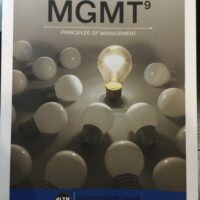 Manual Solution for MGMT (with MGMT Online, 1 term (6 months) Printed Access Card) (New, Engaging Titles from 4LTR Press) 9 by Chuck Williams