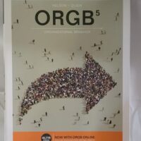 Full Download Manual Solution ORGB (with ORGB Online, 1 term (6 months) Printed Access Card) (New, Engaging Titles from 4LTR Press) 5 by Debra L. Nelson, James Campbell Quick