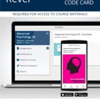 Manual Solutions for Abnormal Psychology -- Revel Access Code (What's New in Psychology) 9 by Thomas Oltmanns, Robert Emery