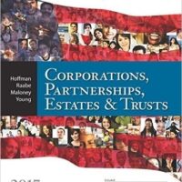 Manual Solution for SWFT CORPORATIONS PARTNERSHIPS ESTATES & TRUSTS 2017 WITH PRINTED ACCESS CODE 40 by Cengage