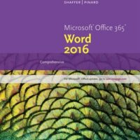 Manual Solution for New Perspectives MicrosoftOffice 365 & Word 2016: Comprehensive 1 by Ann Shaffer, Katherine T. Pinard