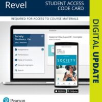 Manual Solution for Society: The Basics -- Revel Access Code (What's New in Sociology) 15 by John Macionis