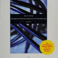 Manual Solution for Management Information Systems for the Information Age 9 by Stephen Haag, Maeve Cummings