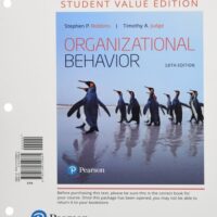 Full Download Test Bank Organizational Behavior 18 by Stephen Robbins, Timothy Judge