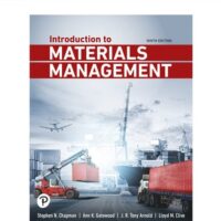 Manual Solutions for Introduction to Materials Management [RENTAL EDITION] 9 by Tony K. Arnold, Steve Chapman, Lloyd M. Clive, Ann K. Gatewood