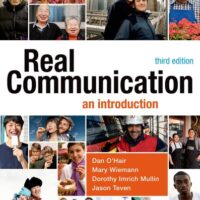 Manual Solution for Real Communication: An Introduction Third by Dan O'Hair, Mary Wiemann, Dorothy Imrich Mullin, Jason Teven