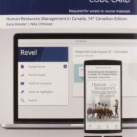Full Download Manual Solution for Revel for Human Resources Management in Canada, Fourteenth Canadian Edition -- Access Card 14 by Gary Dessler, Nita Chhinzer