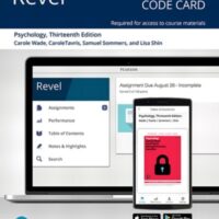 Full Download Manual Solution for Psychology -- Revel Access Code 13 by Carole Wade, Carol Tavris, Samuel Sommers, Lisa Shin