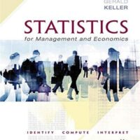 Manual Solution Statistics for Management and Economics (Book Only) 11 by Gerald Keller