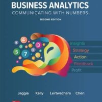 Full Download Manual Solution Business Analytics 2 by Sanjiv Jaggia, Alison Kelly, Kevin Lertwachara, Leida Chen