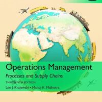 Full Download Manual Solution for Operations Management: Processes and Supply Chains, [GLOBAL EDITION] 13 by Lee Krajewski, Naresh Malhotra, Larry Ritzman