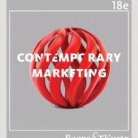 Full Download Manual Solution for Contemporary Marketing 18e 18 by Boone & Kurtz