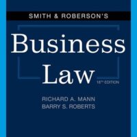 Manual Solution Smith & Roberson's Business Law 18 by Richard A. Mann, Barry S. Roberts