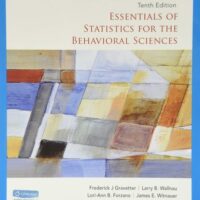 Manual Solutions for Essentials of Statistics for the Behavioral Sciences (MindTap Course List) 10 by Frederick J Gravetter, Larry B. Wallnau, Lori-Ann B. Forzano, James E. Witnauer