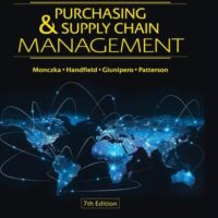Full Download Manual Solution for Purchasing and Supply Chain Management 7 by Robert M. Monczka, Robert B. Handfield, Larry C. Giunipero, James L. Patterson