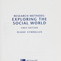 Full Download Manual Solution for Research Methods: Exploring the Social World 1 by Diane Symbaluk Professor