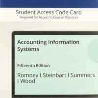 Full Download Test Bank Accounting Information Systems -- Revel 15 by Marshall Romney, Paul Steinbart, Scott Summers, David Wood