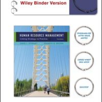 Full Download Manual Solution for Human Resource Management 3 by Greg L. Stewart, Kenneth G. Brown