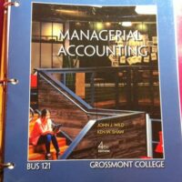 Full Download Manual Solution for Managerial Accounting 4 by John Wild, Ken Shaw