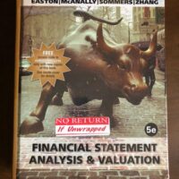 Manual Solution FINANCIAL STATEMENT ANAL+VAL.-W/ACCESS 1 by Zhang Easton McAnally Sommers