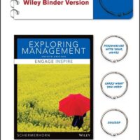 Manual Solutions for Exploring Management, Binder Ready Version 4 by John R. Schermerhorn Jr.