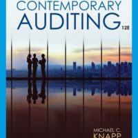 Manual Solution for Contemporary Auditing 12 by Michael C. Knapp