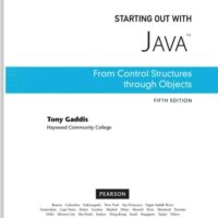 Full Download Manual Solution for Starting Out with Java: From Control Structures through Objects (5th Edition) 5 by Tony Gaddis