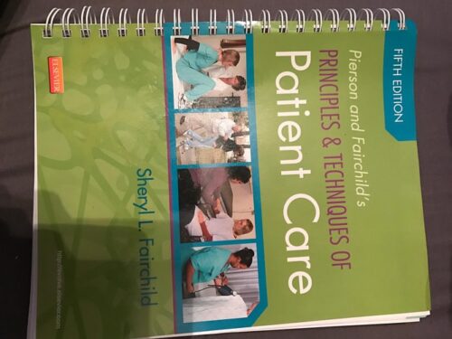 Manual Solution Pierson and Fairchild's Principles & Techniques of Patient Care 5 by Sheryl L. Fairchild BS PT