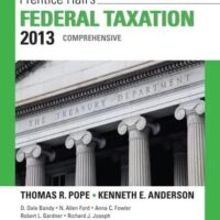 Manual Solution Prentice Hall's Federal Taxation 2013 Comprehensive 26 by Thomas R. Pope, Kenneth E. Anderson