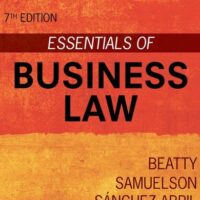 Full Download Manual Solution for Essentials of Business Law (MindTap Course List) 7 by Jeffrey F. Beatty, Susan S. Samuelson, Patricia Abril