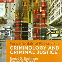 Manual Solution for Fundamentals of Research in Criminology and Criminal Justice 4 by Ronet D. Bachman, Russell K. Schutt