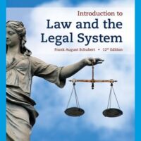 Manual Solution for Introduction to Law and the Legal System 12 by Frank August Schubert