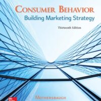 Full Download Manual Solution Consumer Behavior: Building Marketing Strategy 13 by David L Mothersbaugh Associate Professor of Marketing, Delbert I Hawkins Dr