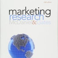 Manual Solution Marketing Research 10 by Carl McDaniel Jr., Roger Gates