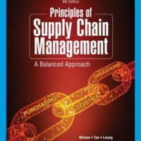 Full Download Manual Solution for Principles of Supply Chain Management: A Balanced Approach 6 by Joel D. Wisner, Keah-Choon Tan, G. Keong Leong