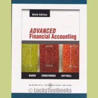 Full Download Manual Solution for Advanced Financial Accounting [International Edition] 9th edition by Baker R.E.