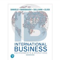 Manual Solutions for International Business [RENTAL EDITION] 17 by John D. Daniels, Lee H. Radebaugh, Daniel P. Sullivan